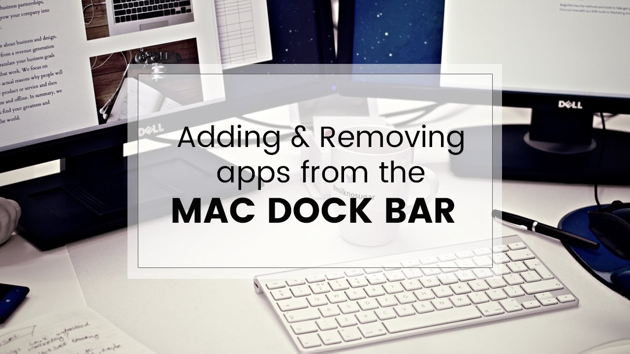 How to remove apps from top bar on mac